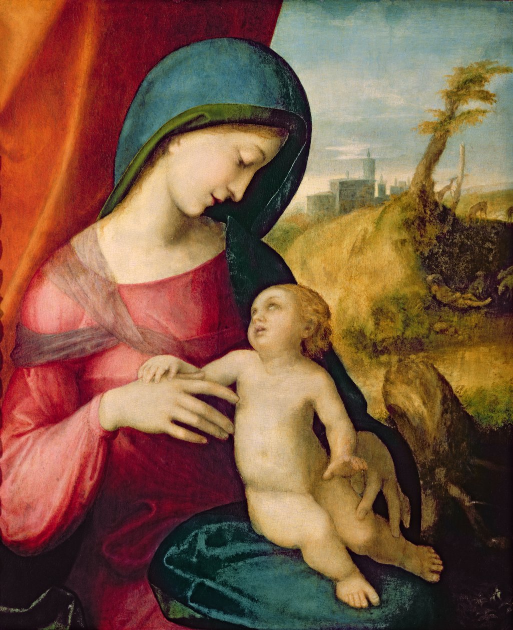 Madone et Enfant, 1512-14 - Antonio da Correggio