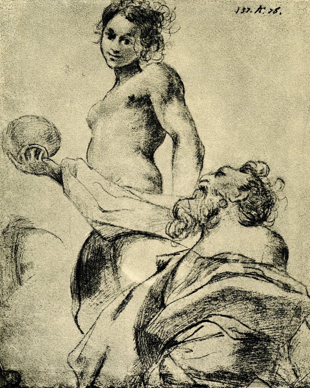 Étude pour un groupe - Antonio da Correggio