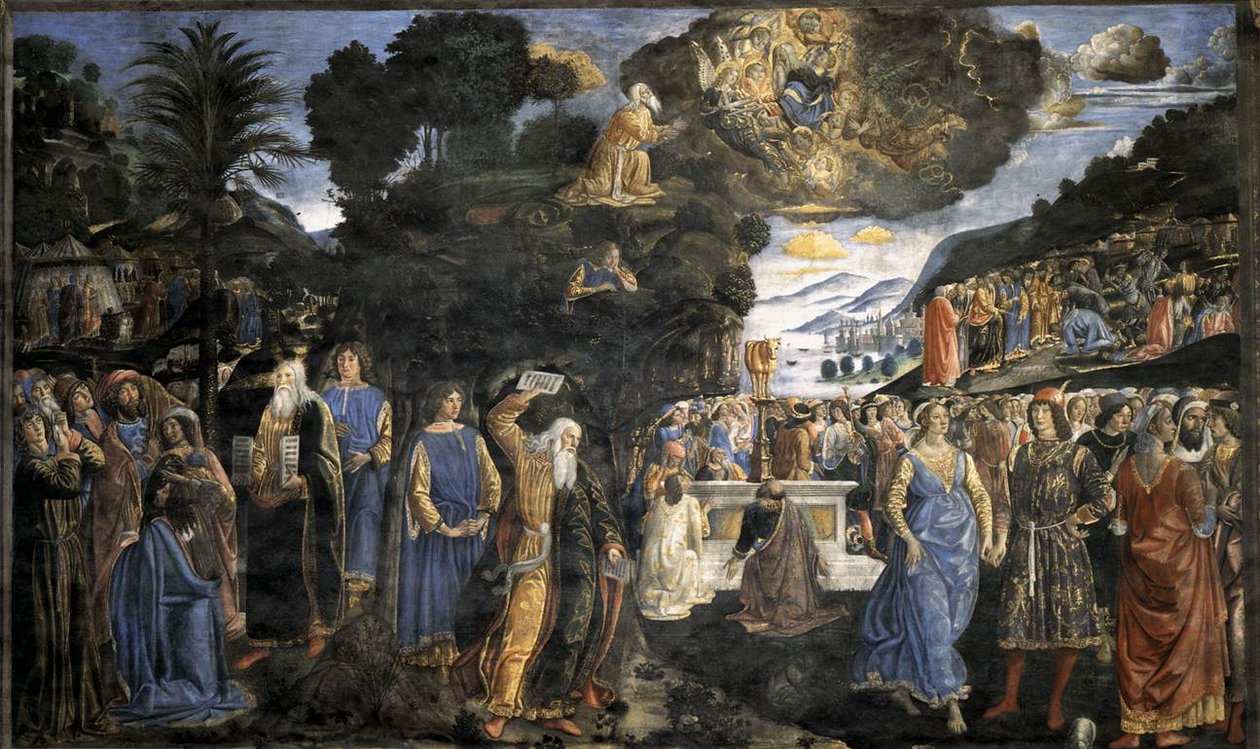Tables de la Loi avec le Veau d