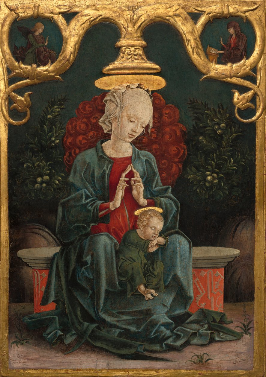 Madone et Enfant dans un jardin, c.1460-70 - Cosimo Tura