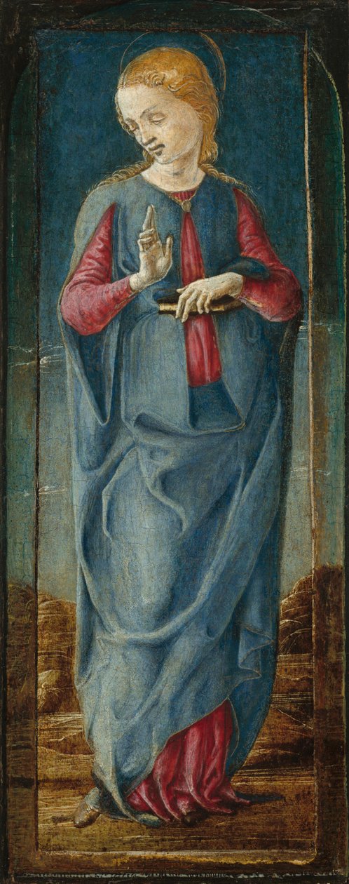 La Vierge Annonciate [panneau central droit] - Cosmè Tura