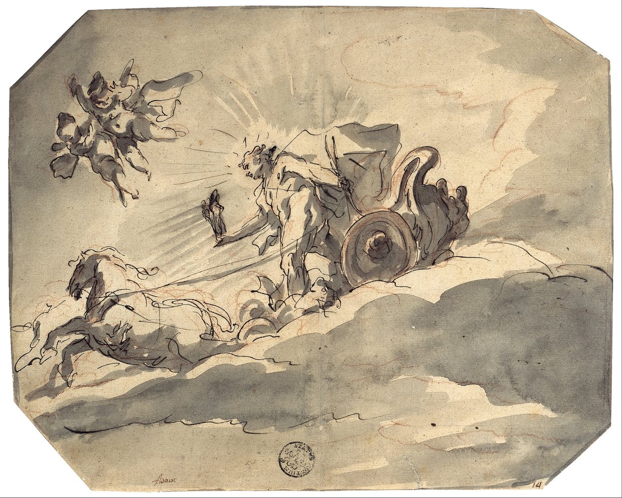 Apollon dans son char - Cosmas Damian Asam