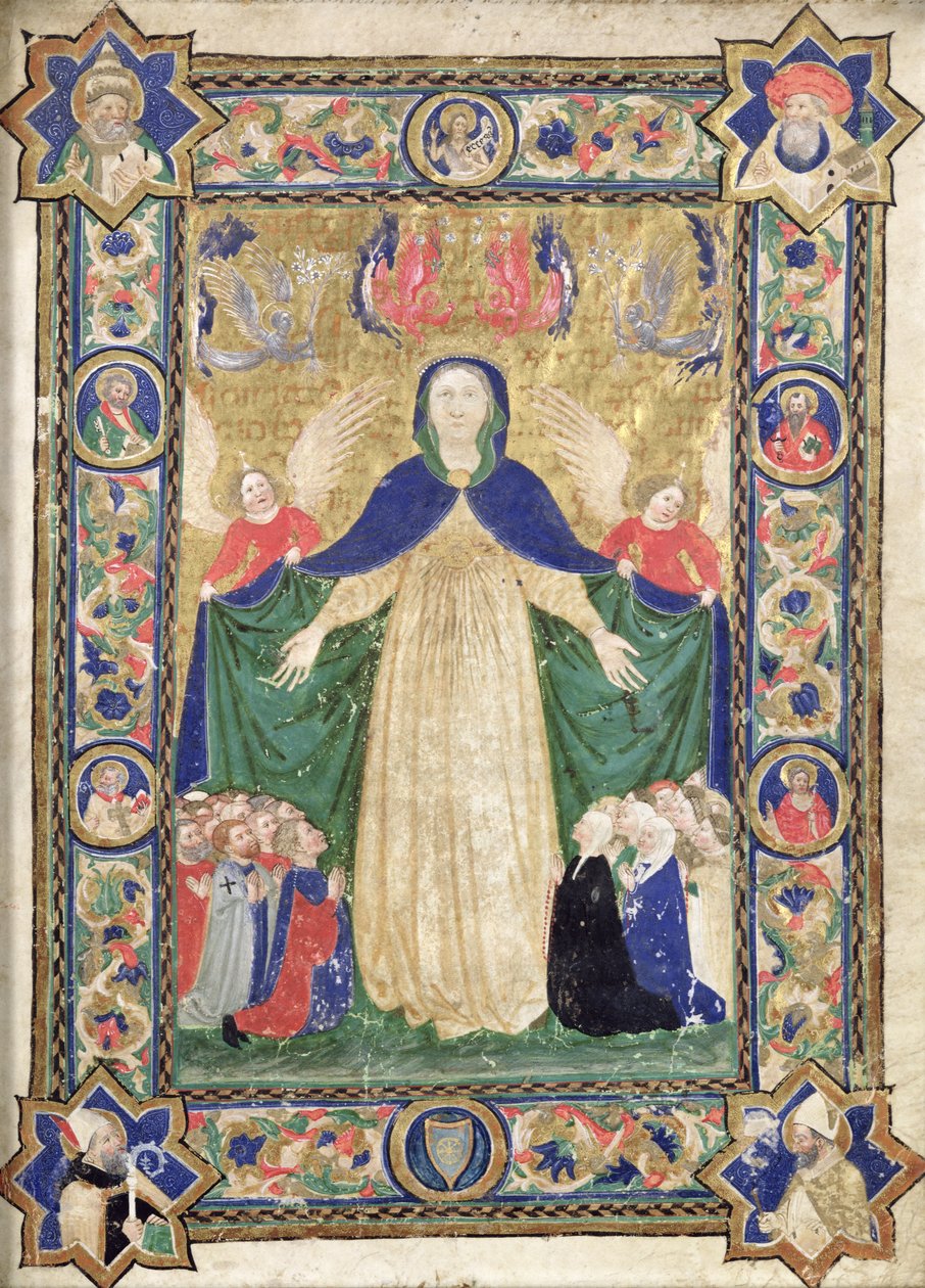 Vierge de la Miséricorde, frontispice d