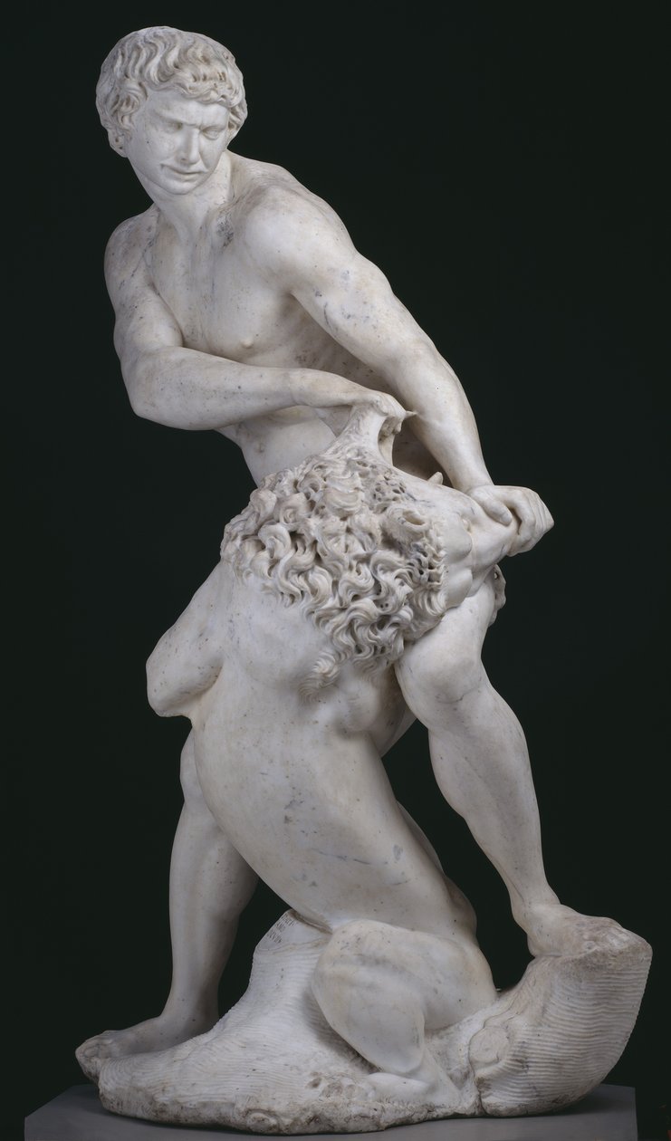 Samson et le lion - Cristoforo Stati