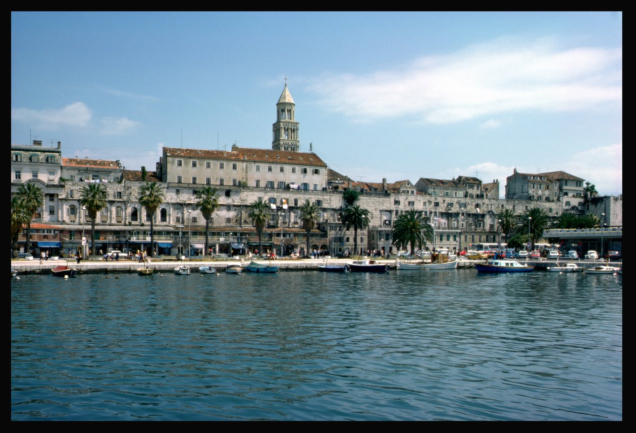 Vue du palais de Dioclétien, c.300 après J.-C. - Croatian School