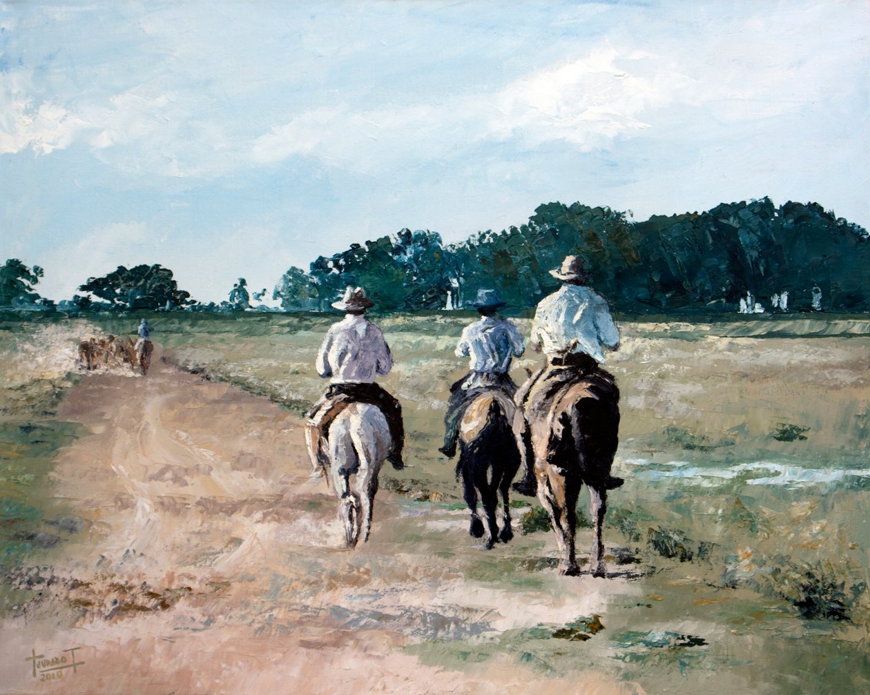 À cheval, 2010 - Cruz Jurado Traverso