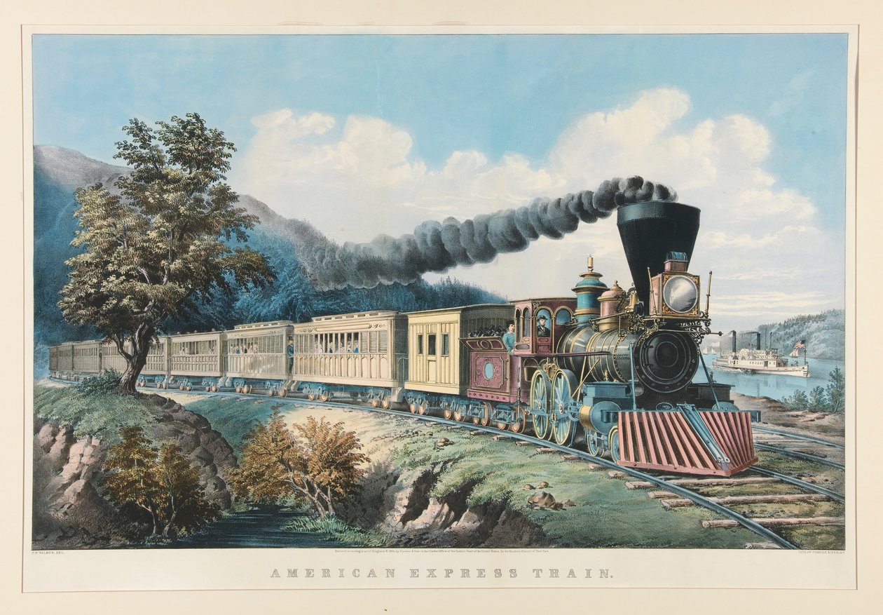 Train American Express - Currier and Ives