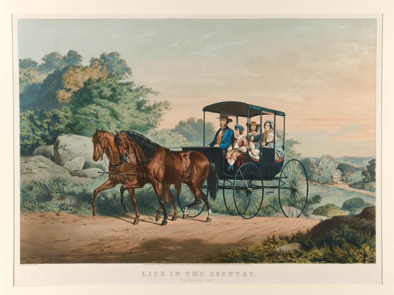 La vie à la campagne - Currier and Ives