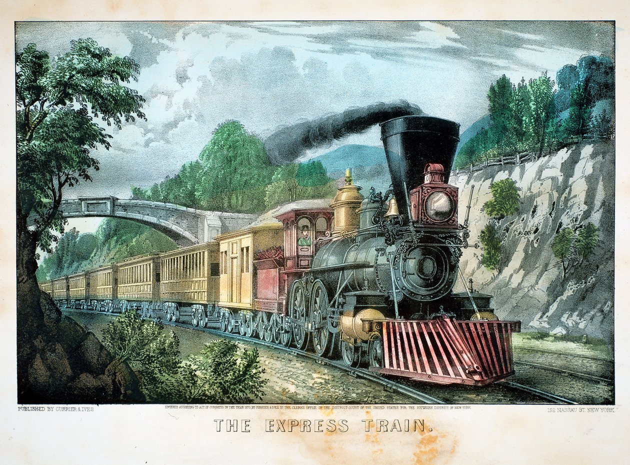 Le Train Express, USA - Currier and Ives