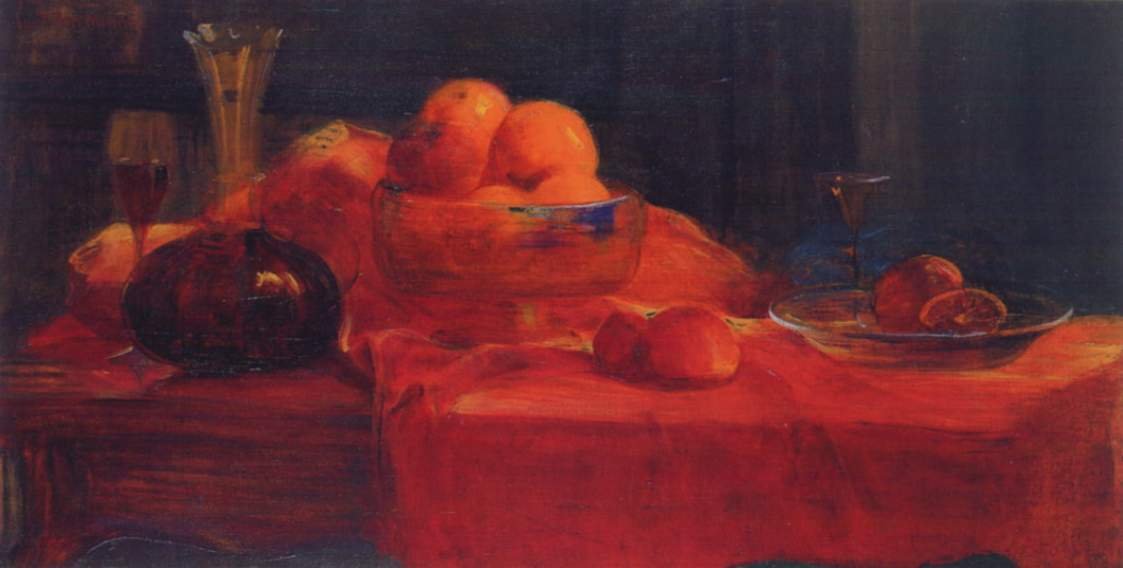 Nature morte avec des oranges - Curt Herrmann