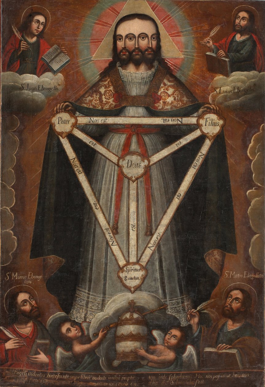 Trinité trifaciale - Cuzco School