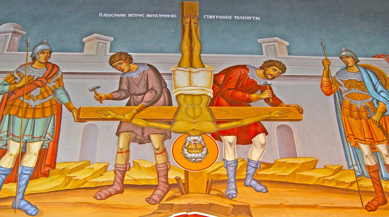 La crucifixion de Saint Pierre, Chypre - Cypriot