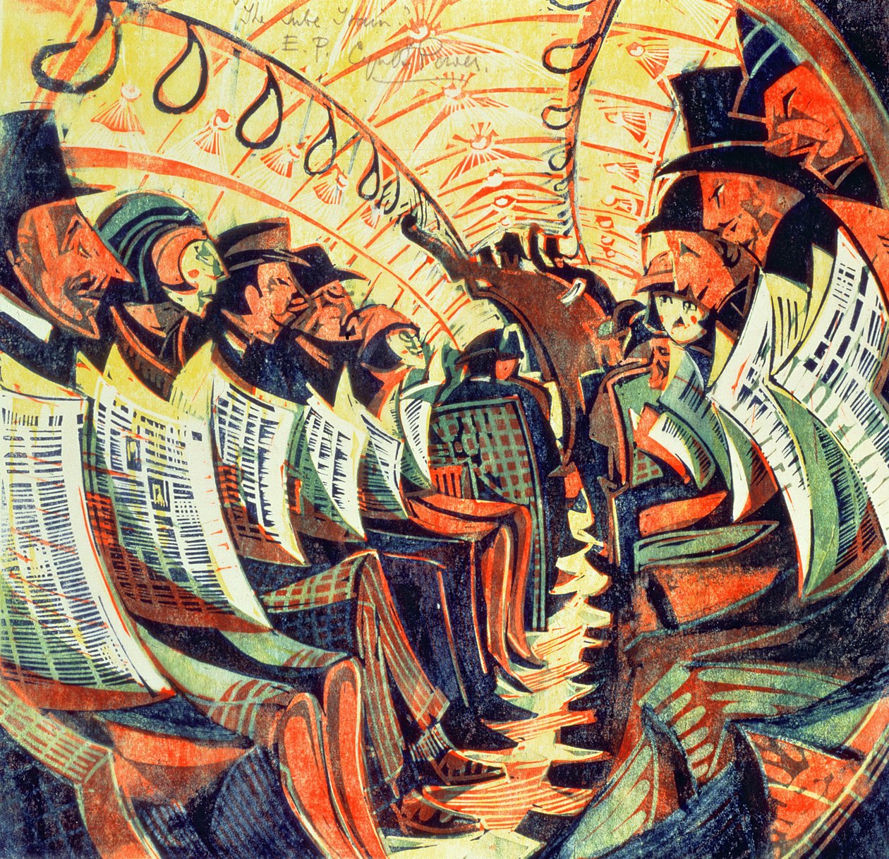 Le Train souterrain, vers 1934 - Cyril Edward Power
