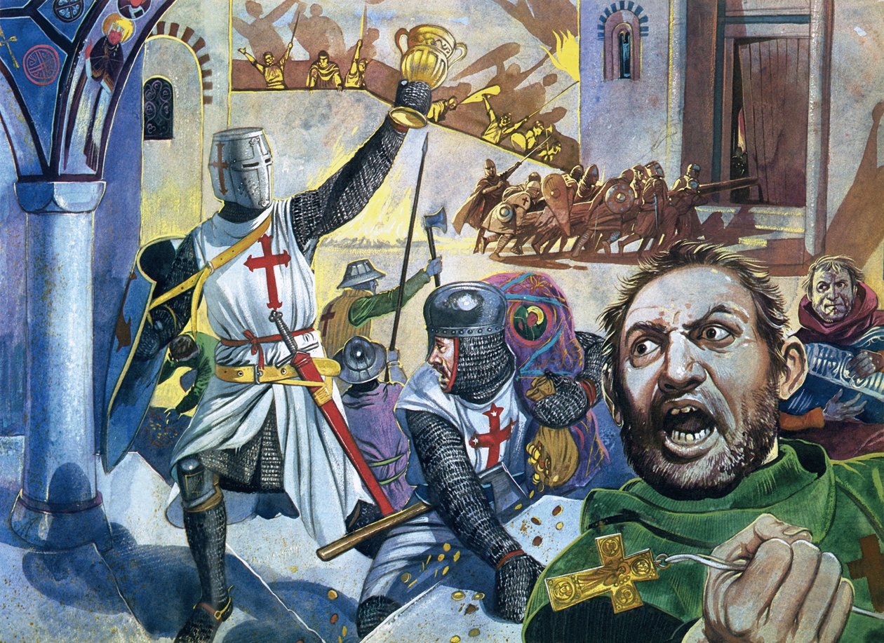 Les croisés pillent Constantinople - Dan Escott
