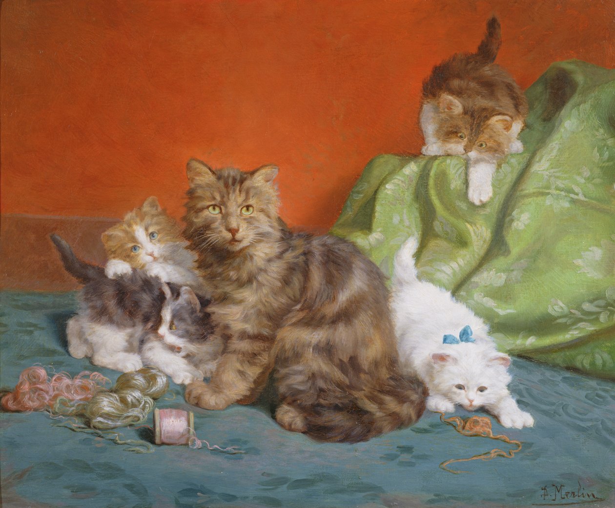 Chatons joueurs - Daniel Merlin