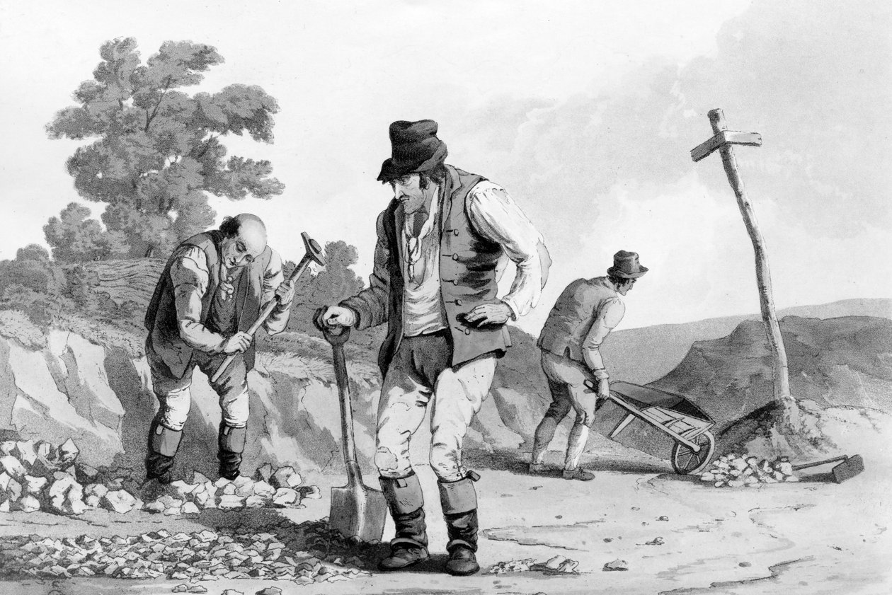 Les Réparateurs de routes, 1812 - Daniel Havell
