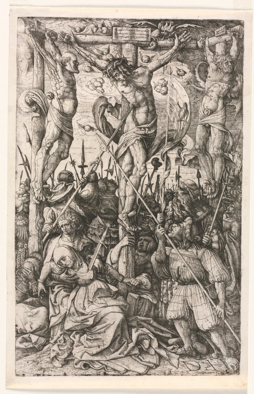 Le Calvaire, vers 1520 - Daniel Hopfer