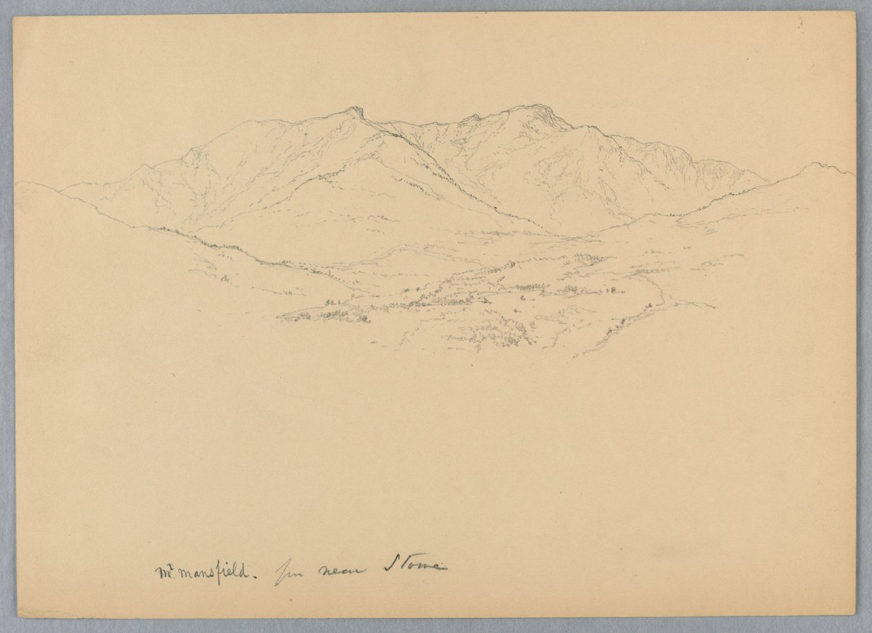 Mont Mansfield près de Stowe, Vermont - Daniel Huntington