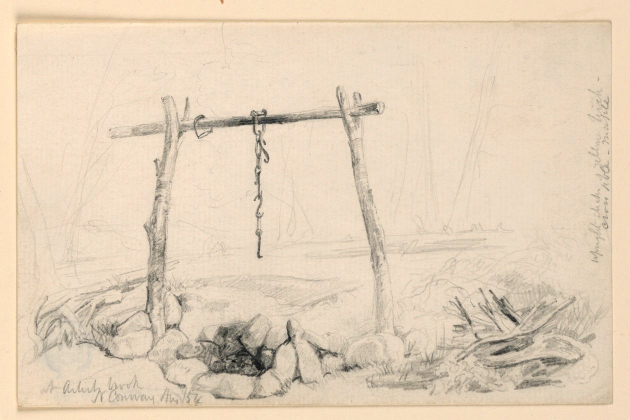 Cheminée extérieure, North Conway, New Hampshire - Daniel Huntington