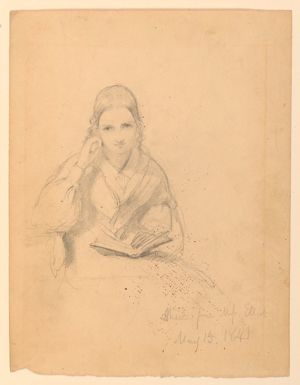 Étude de Portrait de Mlle Elliott - Daniel Huntington