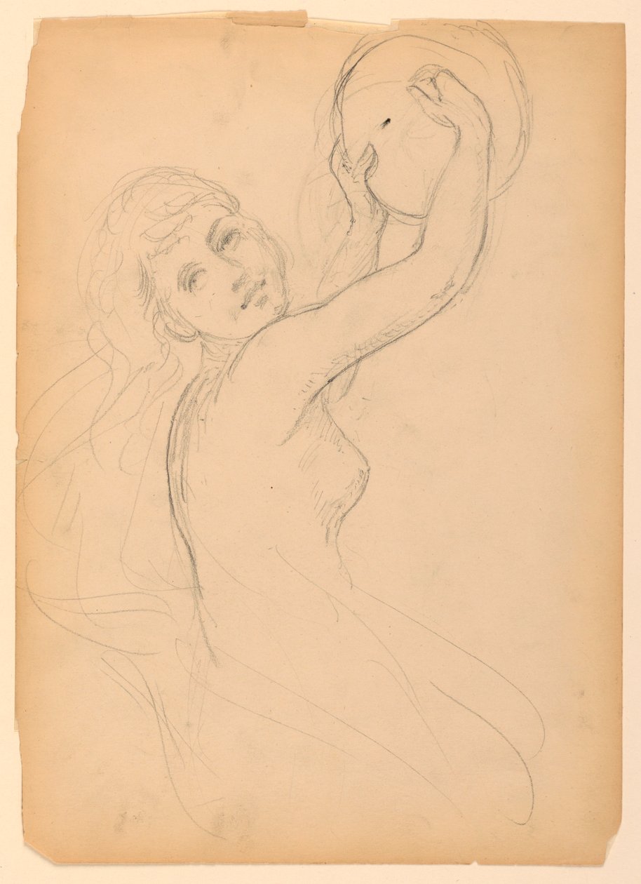 Esquisse pour une bacchante - Daniel Huntington