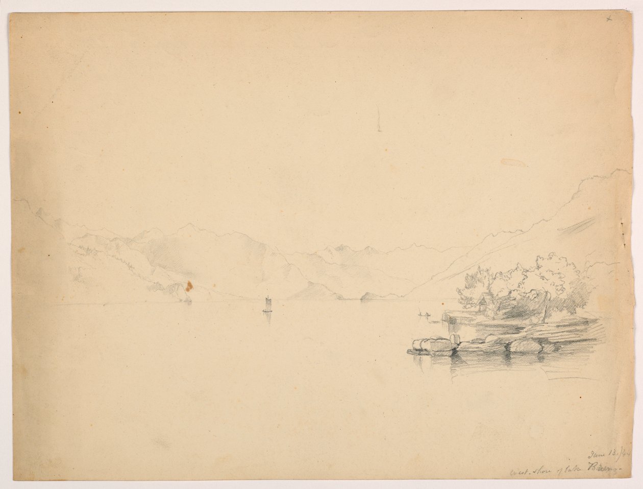 Rive ouest du lac de Brienz, Suisse - Daniel Huntington