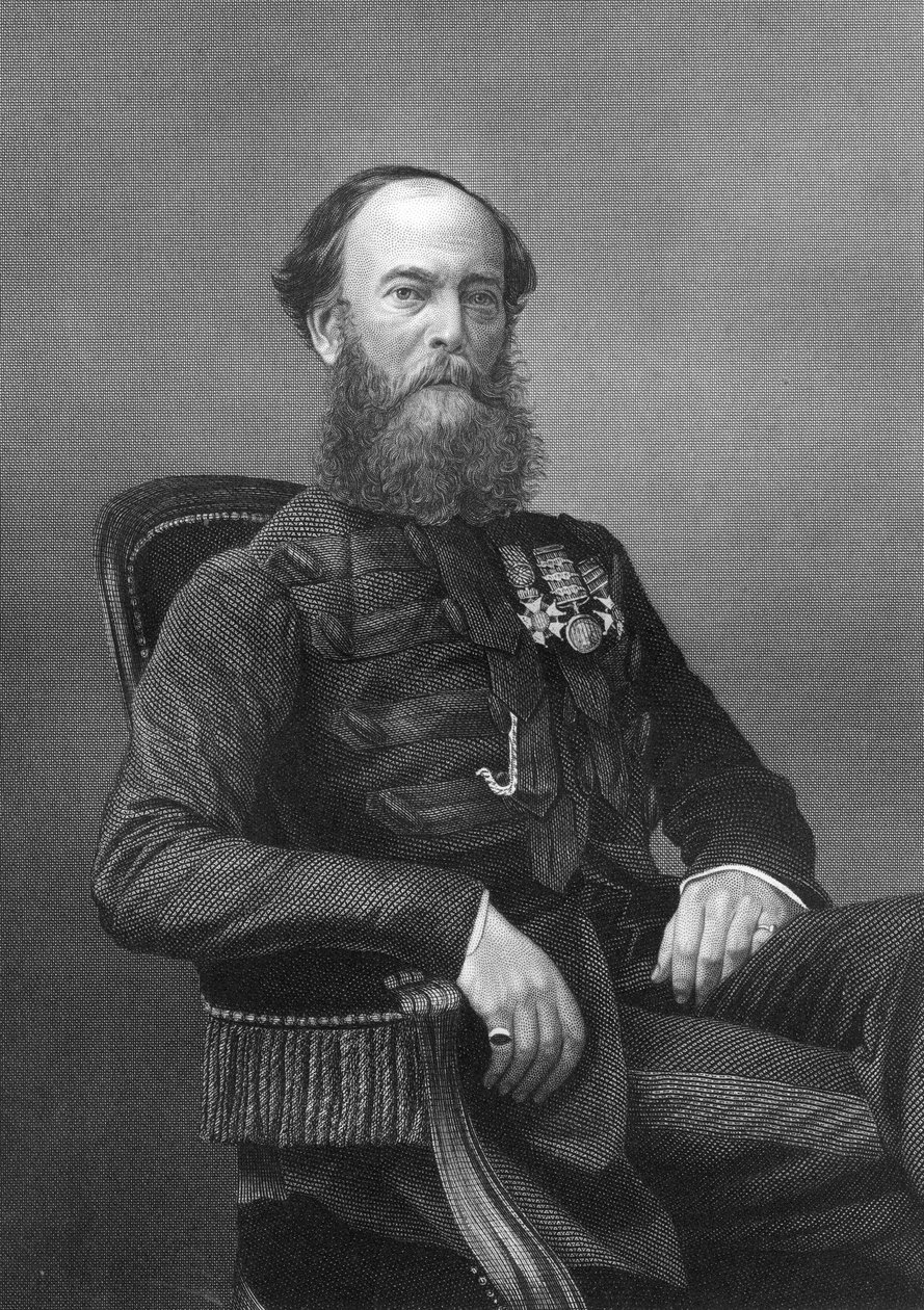 Colonel Brownrigg, soldat britannique, 1857 - Daniel John Pound
