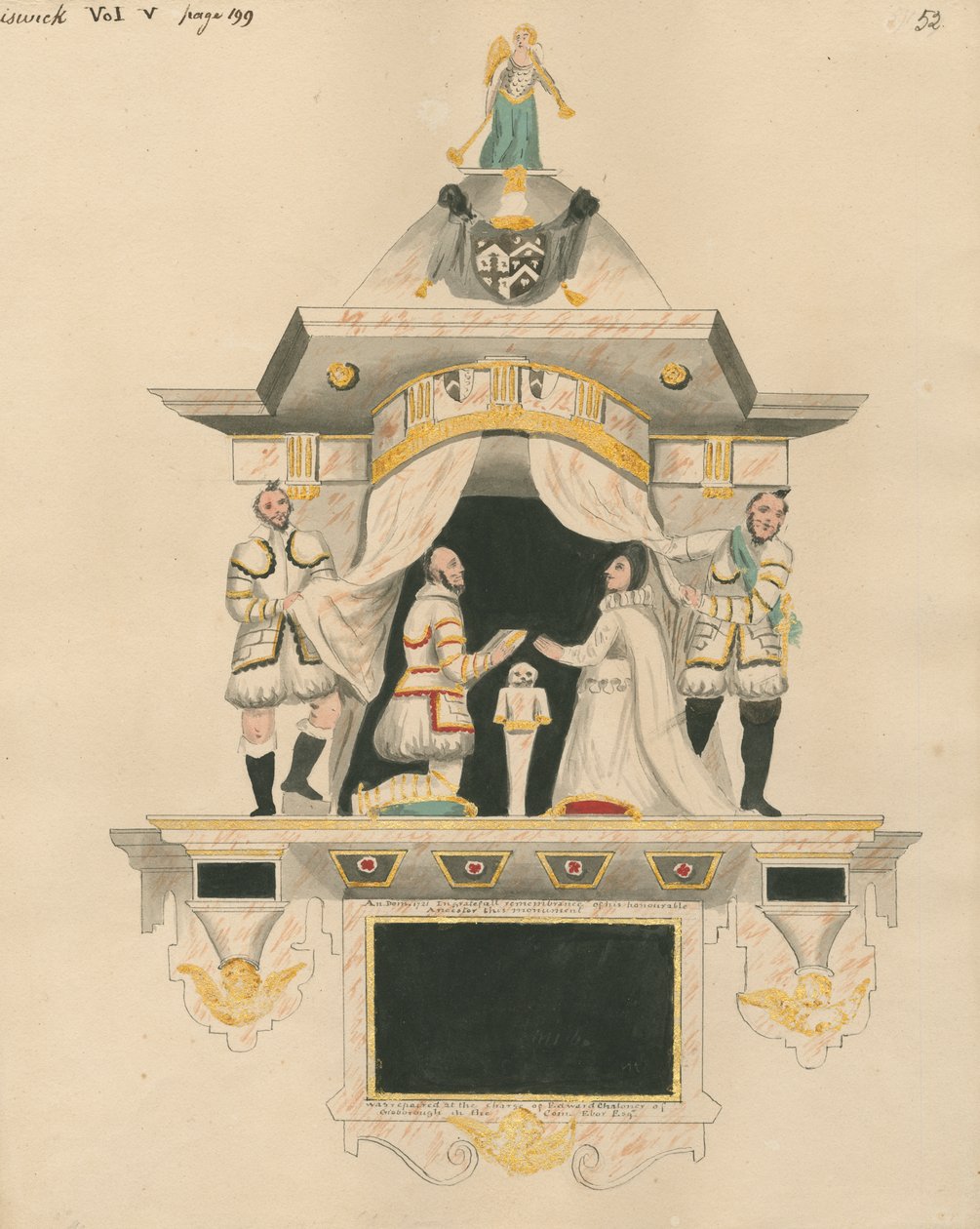 Mémorial à Sir Thomas Chaloner - Daniel Lysons