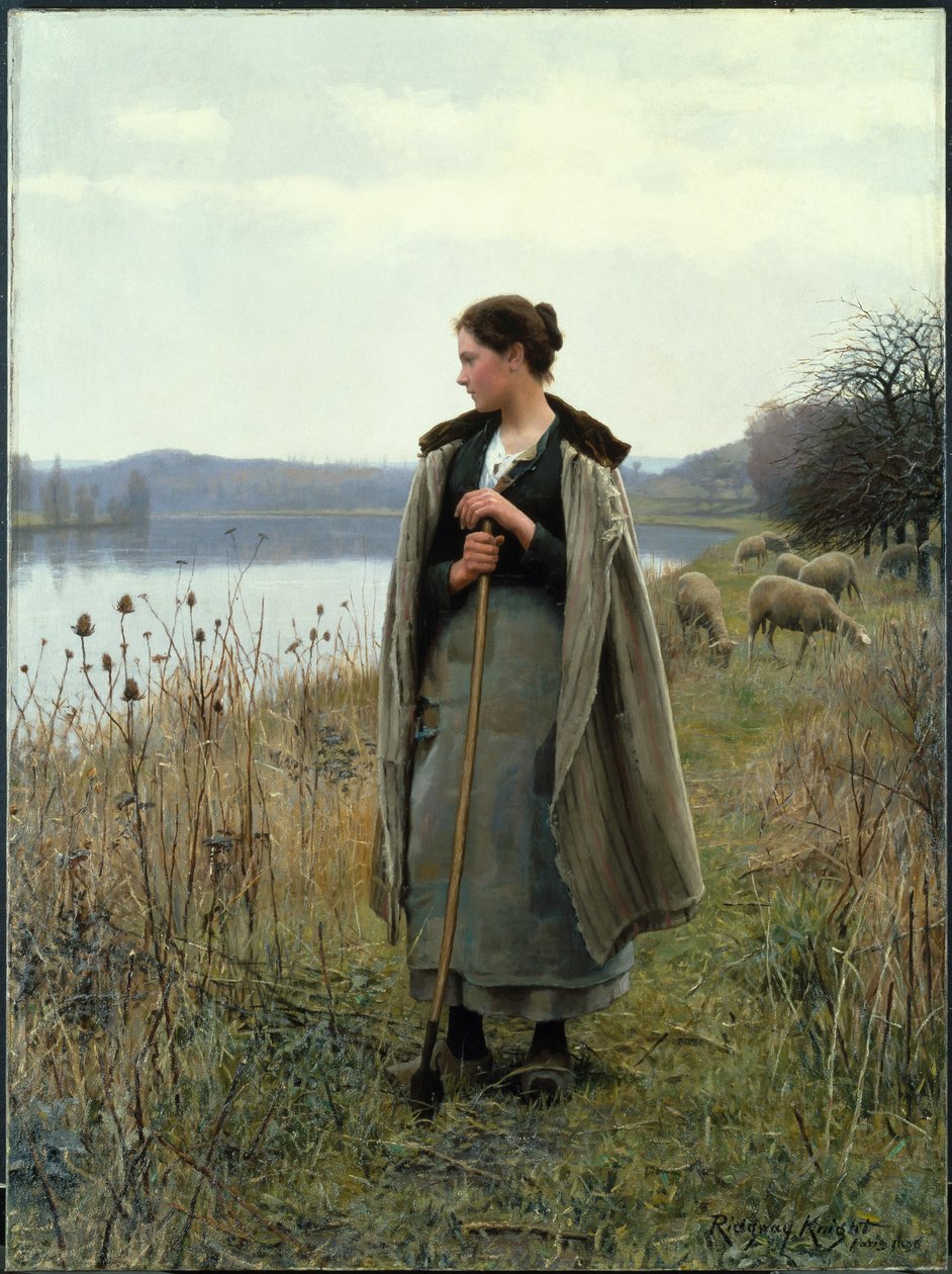 La Bergère, 1896 - Daniel Ridgway Knight