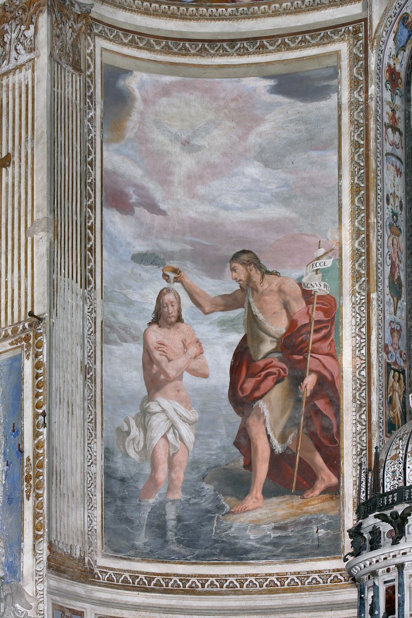 Baptême de Jésus par Saint Jean - Daniele Crespi