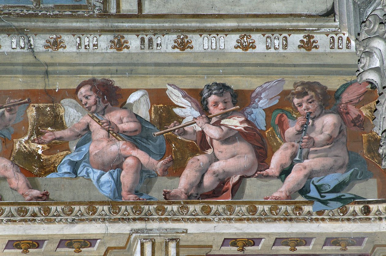 Anges musiciens et putti - Daniele Crespi