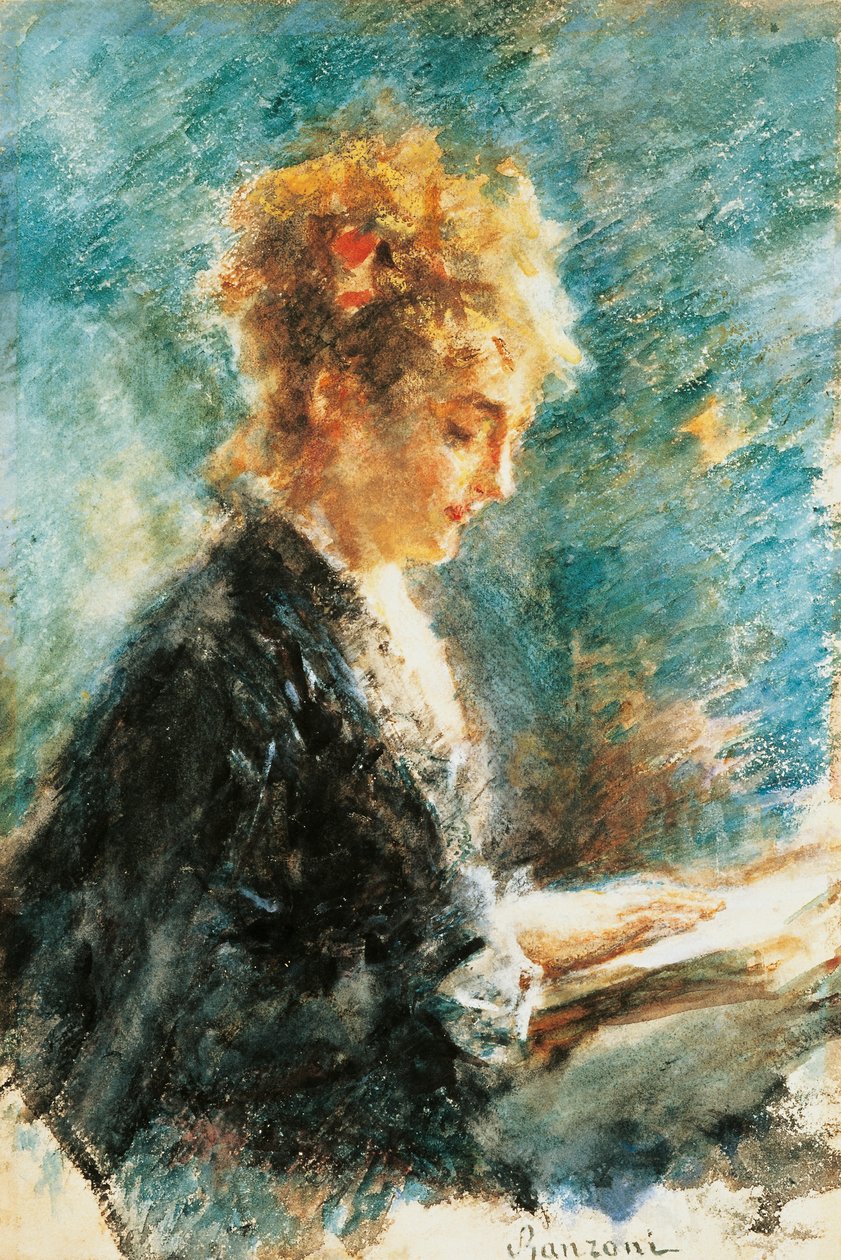 Le Lecteur, par Daniele Ranzoni - Danielle Ranzoni