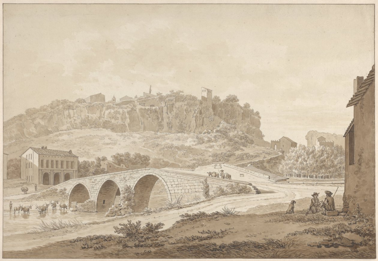Vue de Civita Castellana - Daniël Dupré