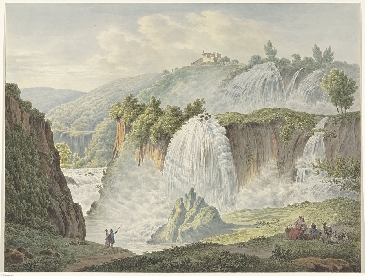 Vue des chutes de Tivoli - Daniël Dupré