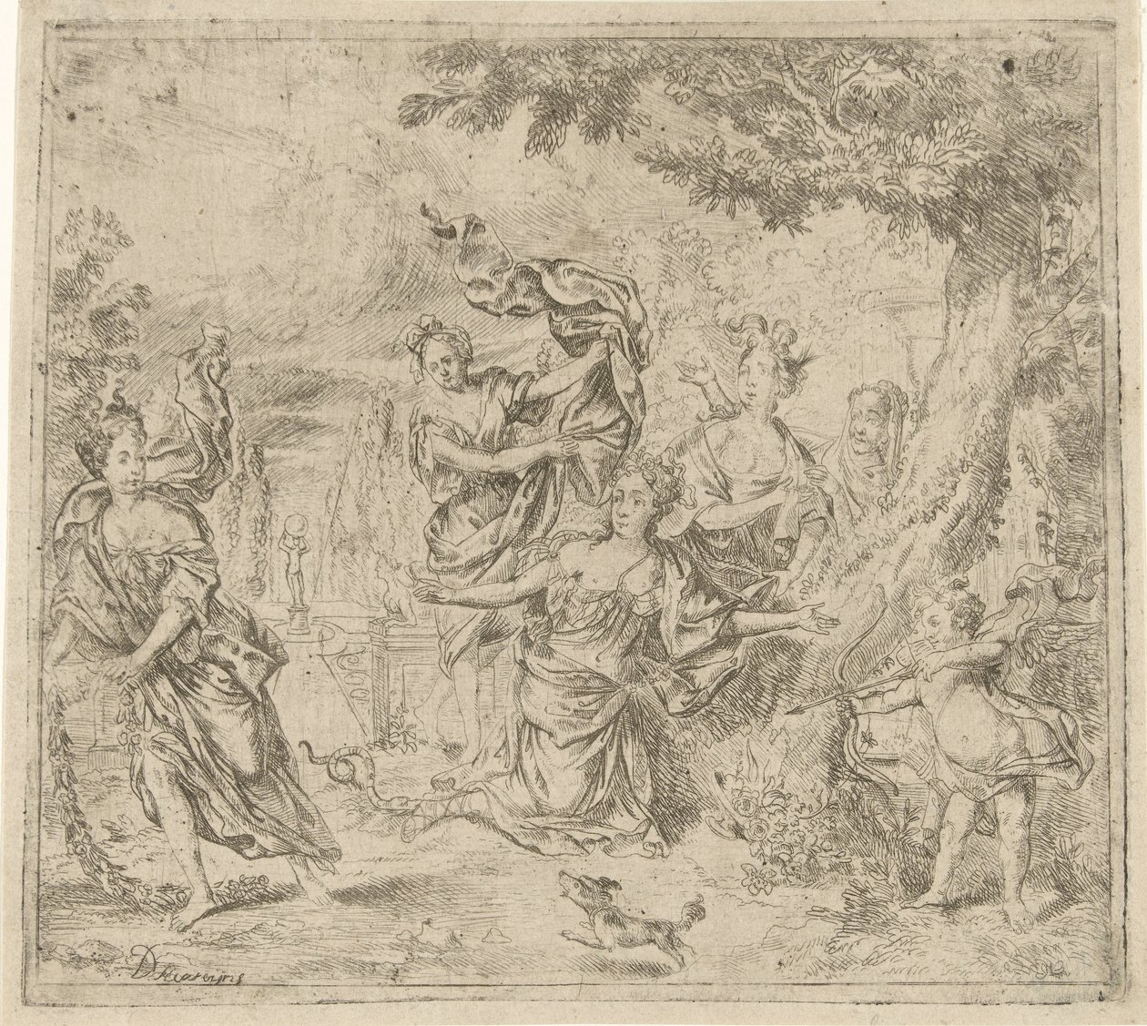 Eurydice tuée par un serpent - Daniël Herreyns (I)