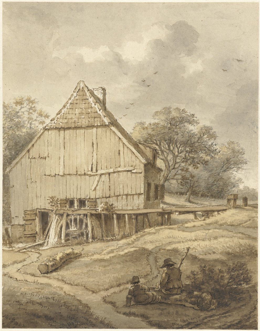 Vue sur la Klingelbeek près d