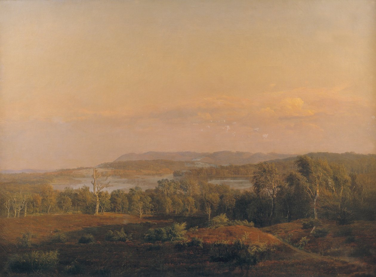 Vue vers Himmelbjerget, Jutland. Soir - Dankvart Dreyer