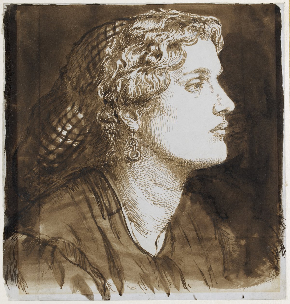 Portrait de Fanny Cornforth - Dante Gabriel Charles Rossetti