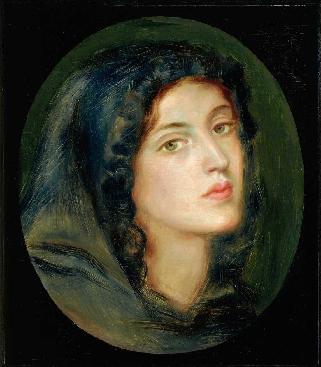 Mademoiselle Burton - Dante Gabriel Charles Rossetti