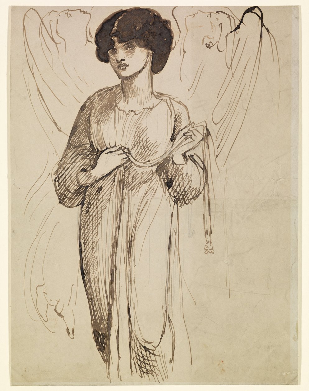 Astarte Syriaca - Étude des figures - Dante Gabriel Rossetti