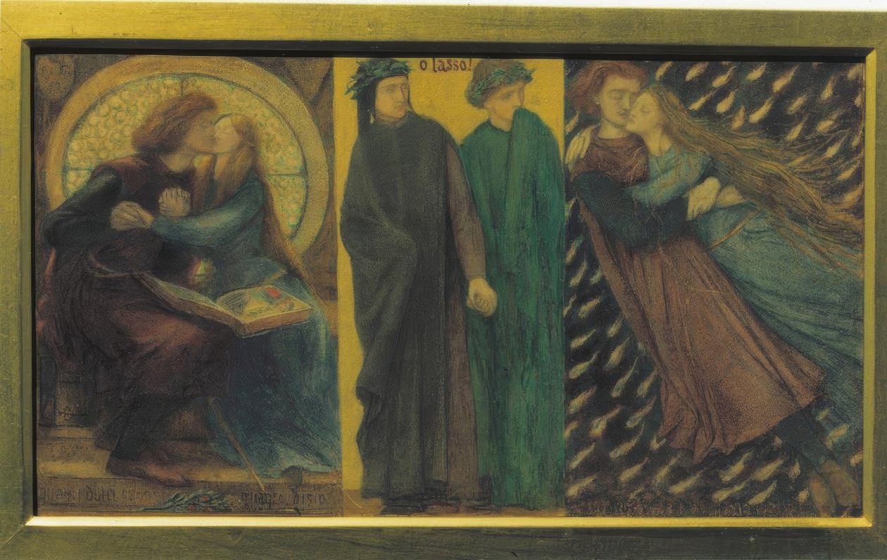 Paolo et Francesca da Rimini - Dante Gabriel Charles Rossetti