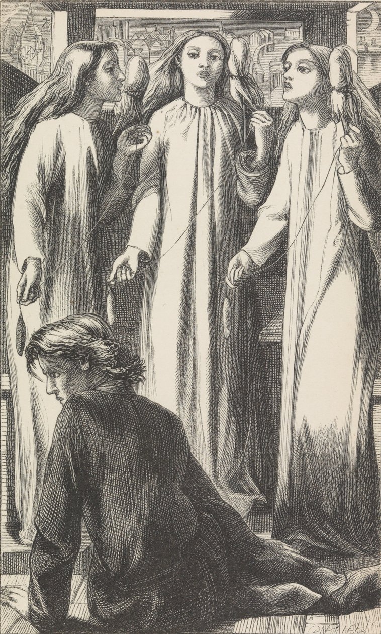 Le maître de musique, 1855 - Dante Gabriel Rossetti