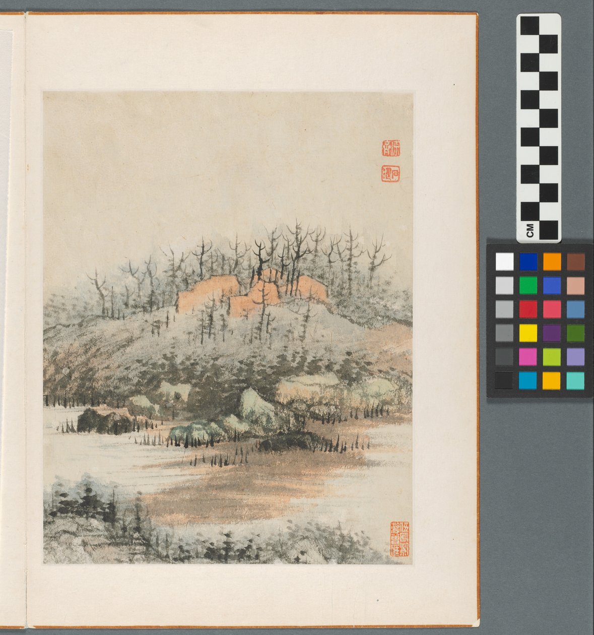 Réminiscences de la rivière Qinhuai, Dynastie Qing - Daoji Shitao