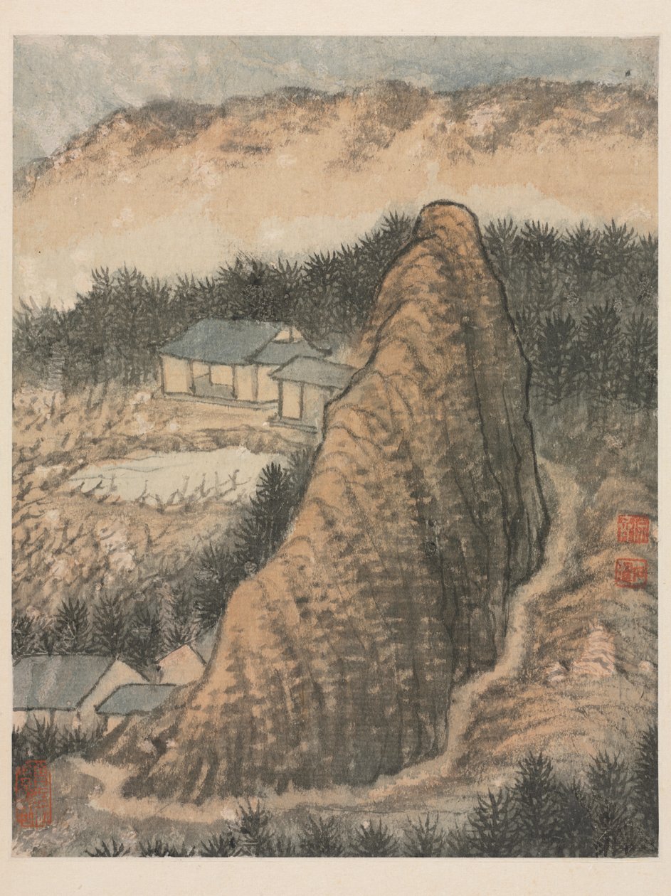 Réminiscences de la rivière Qinhuai, Dynastie Qing - Daoji Shitao