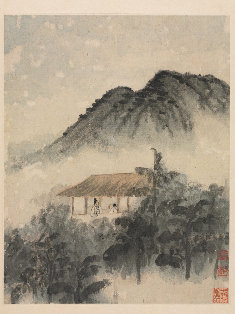 Réminiscences de la rivière Qinhuai, Dynastie Qing - Daoji Shitao