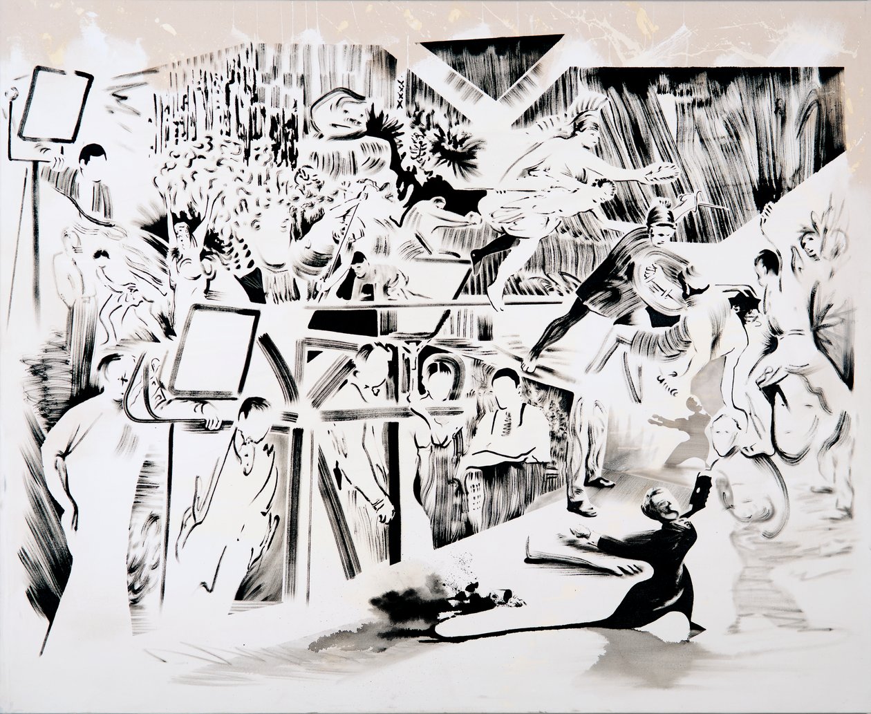 RFK, 2018 (huile sur toile) - Darren Coffield
