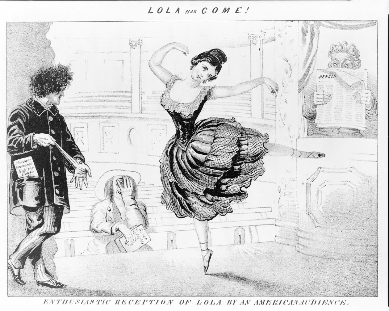 Lola est arrivée! Réception enthousiaste de Lola par le public américain. - David Claypoole Johnston