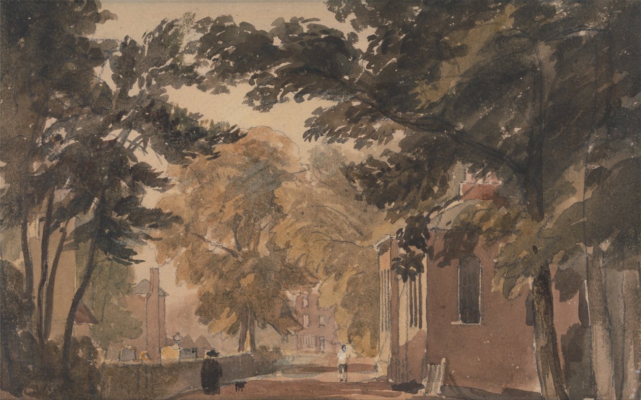 Une rue à Harborne - David Cox