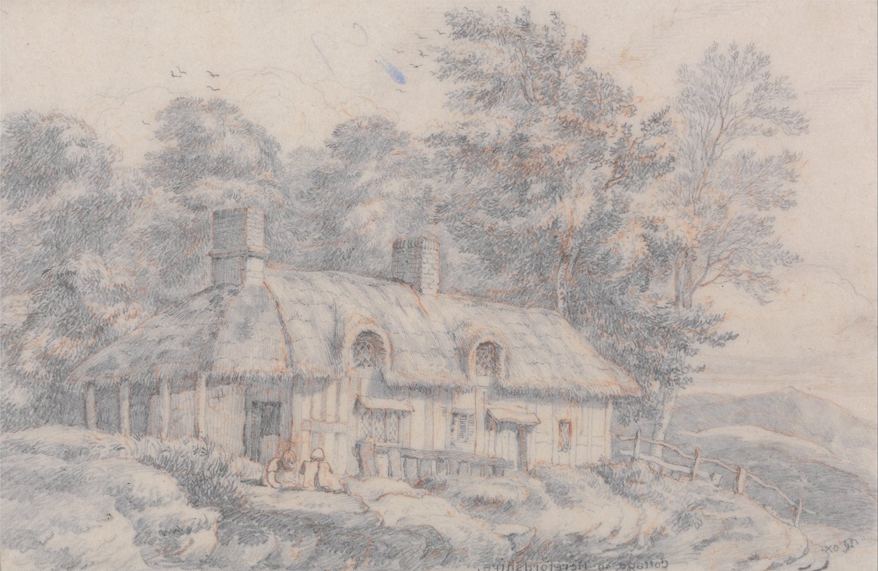 Cottage dans le Herefordshire - David Cox