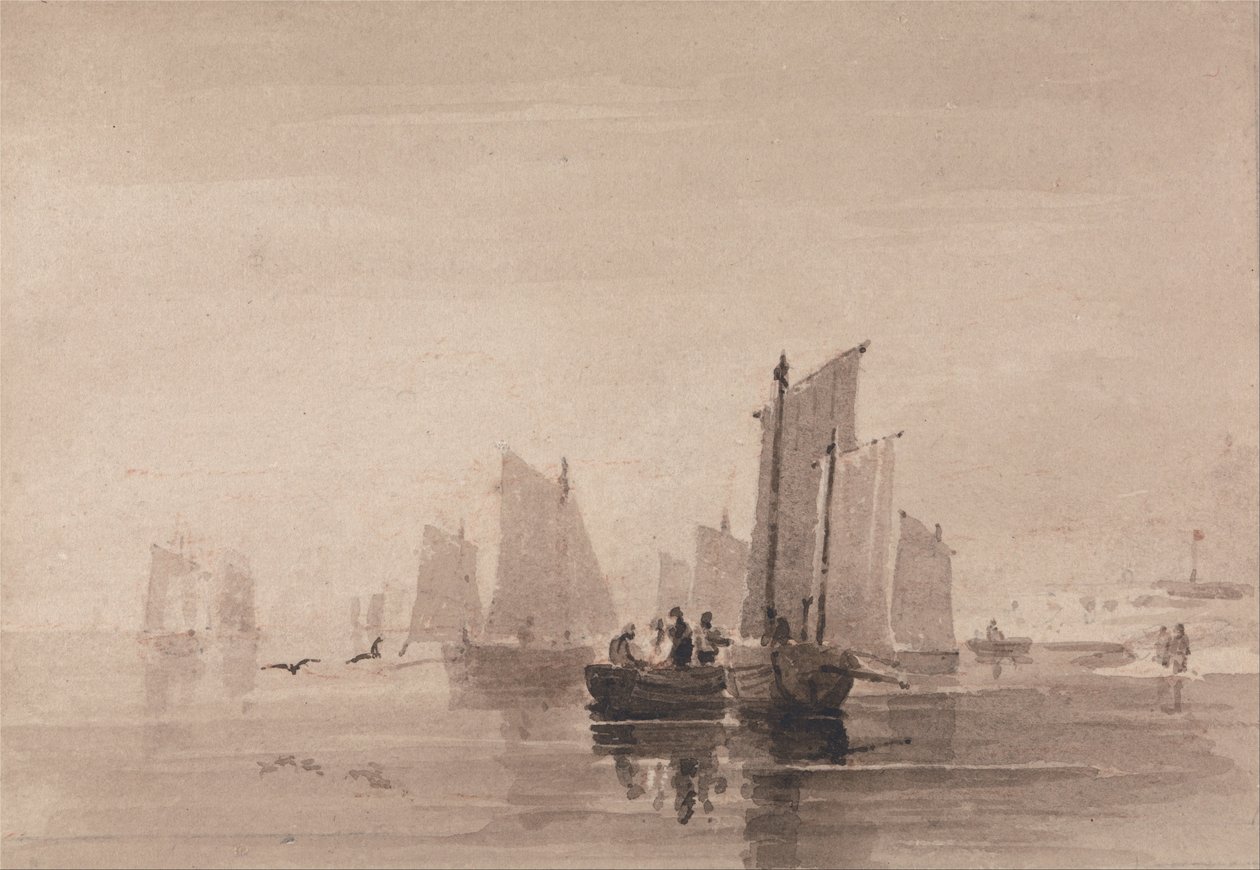 Pêche au large de Hastings - David Cox